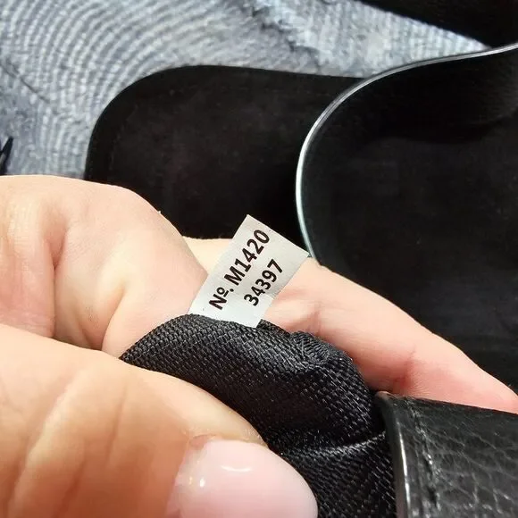 RARE! Coach Dakota 21 Flap Crossbody Bag Purse in Black pebbled leather - Picture 8 of 8